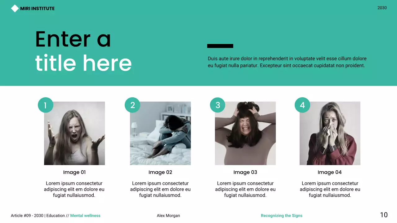 teal modern mental wellness guide