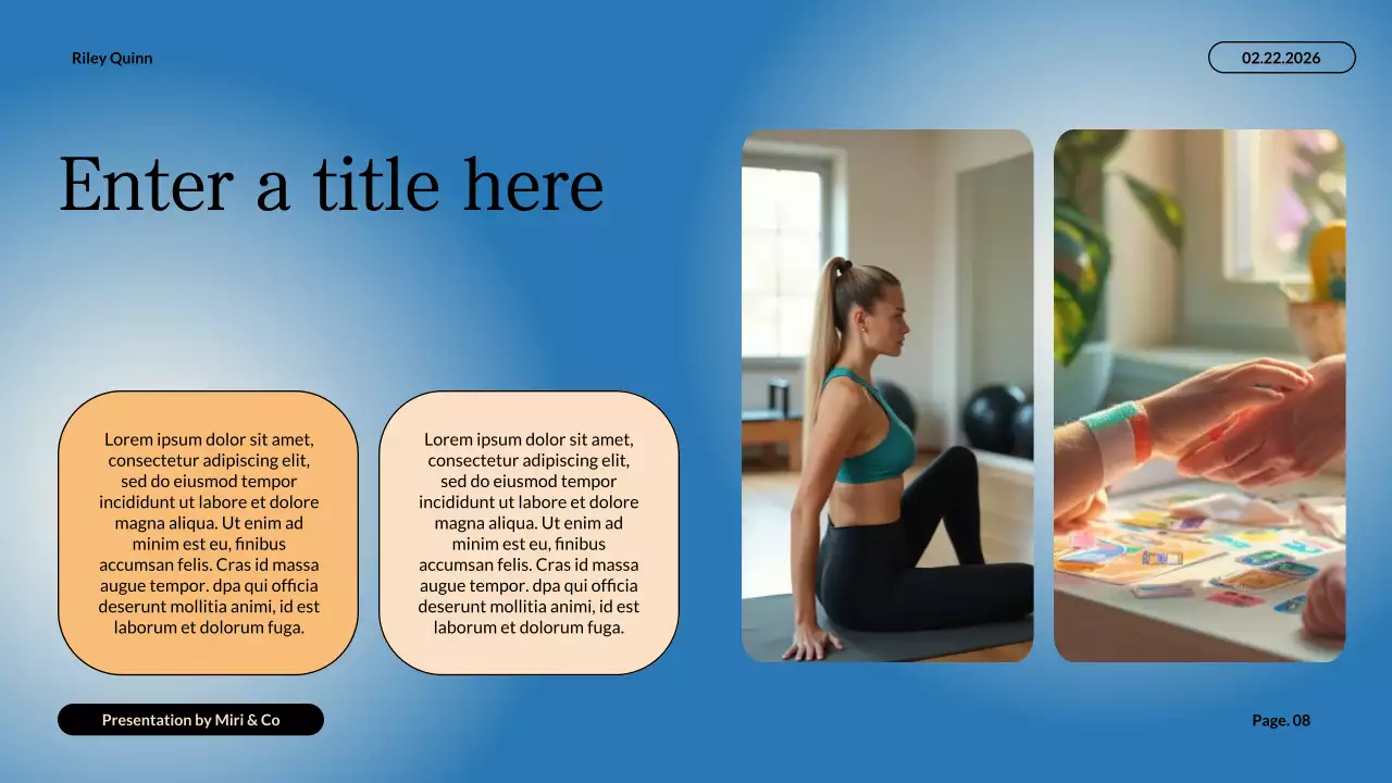 blue minimalist health guide