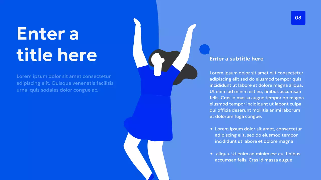 blue modern health presentation