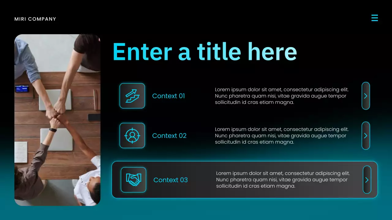 blue modern market report