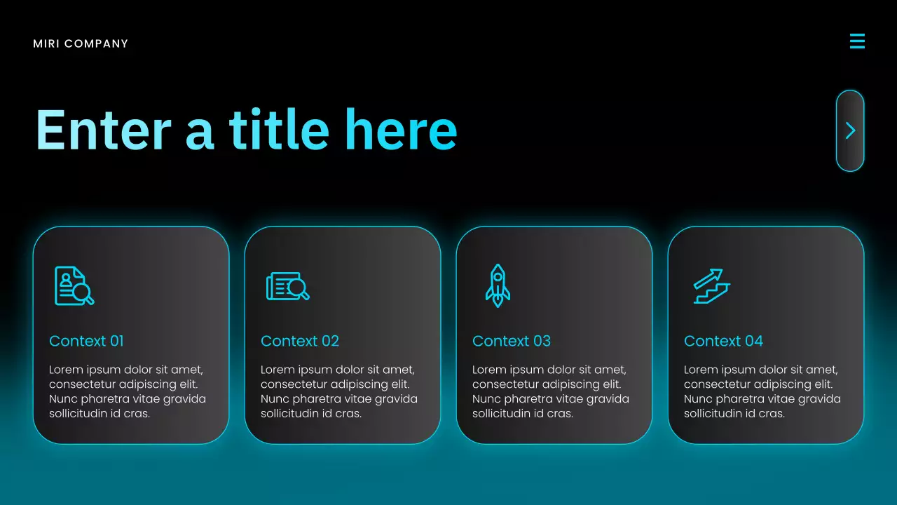 blue modern market report