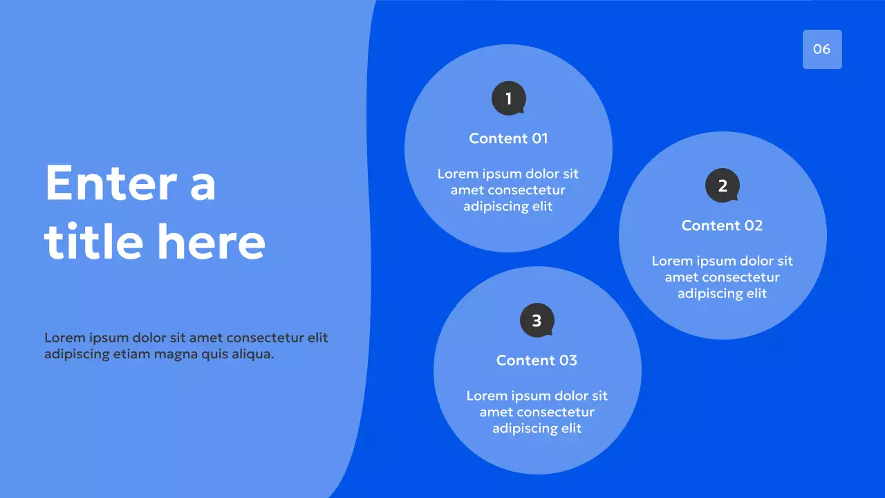 blue modern health presentation