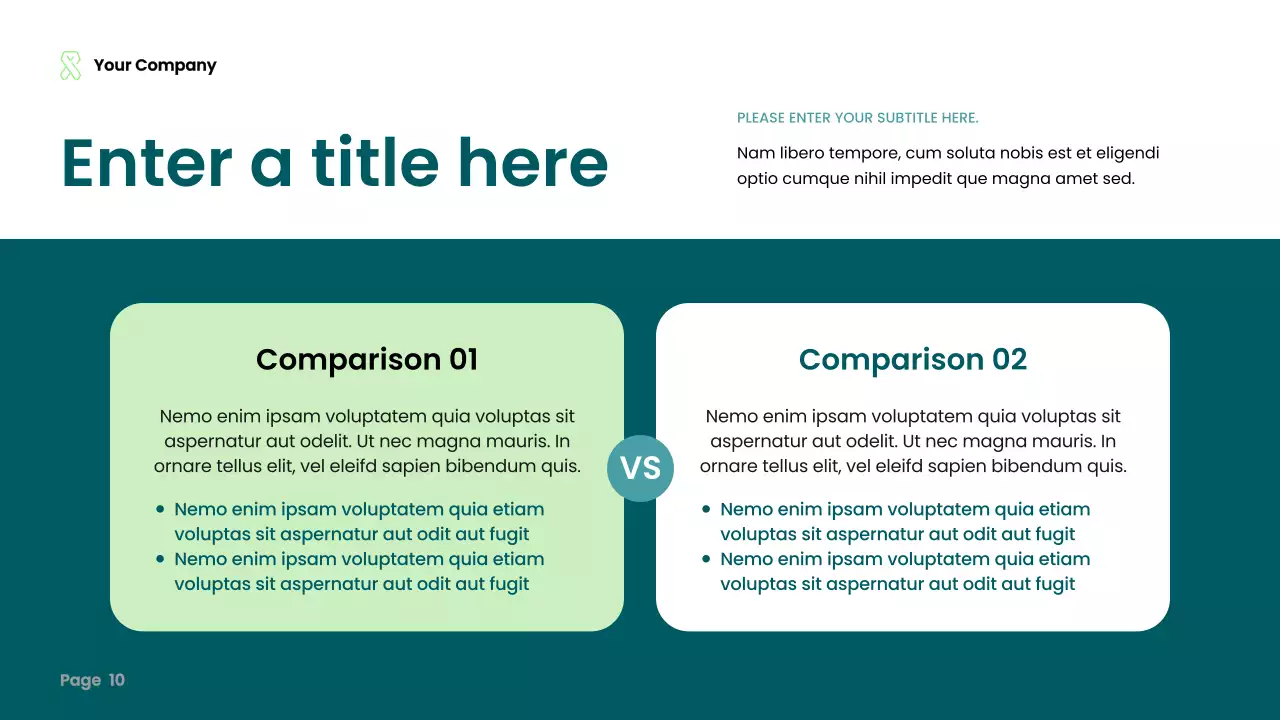 teal modern healthcare presentation
