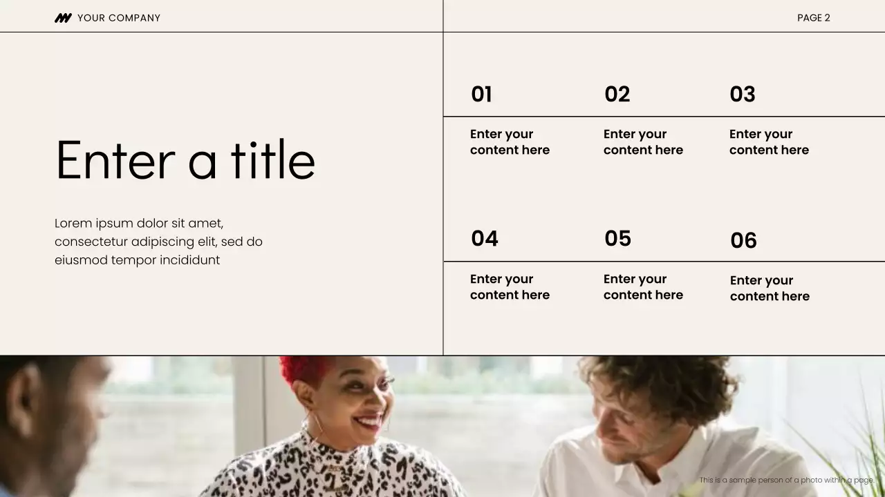 Beige Modern Team Presentation