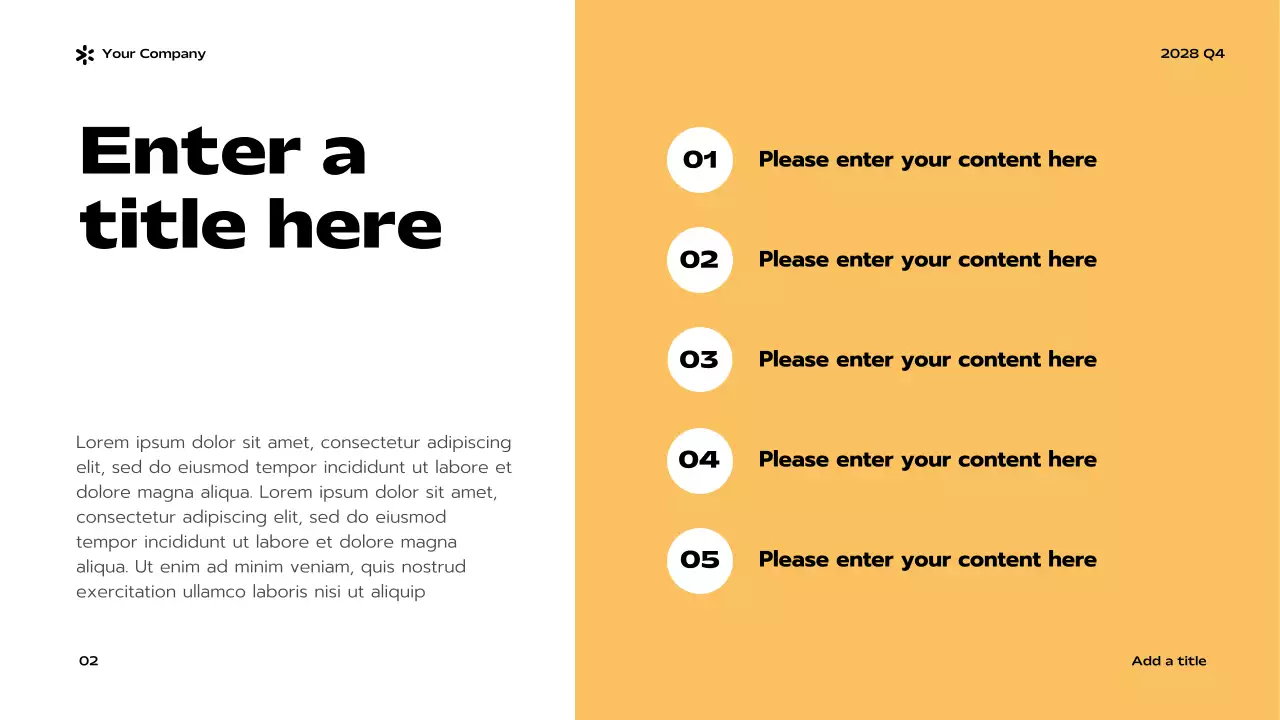 Blue Modern Business Report Presentation