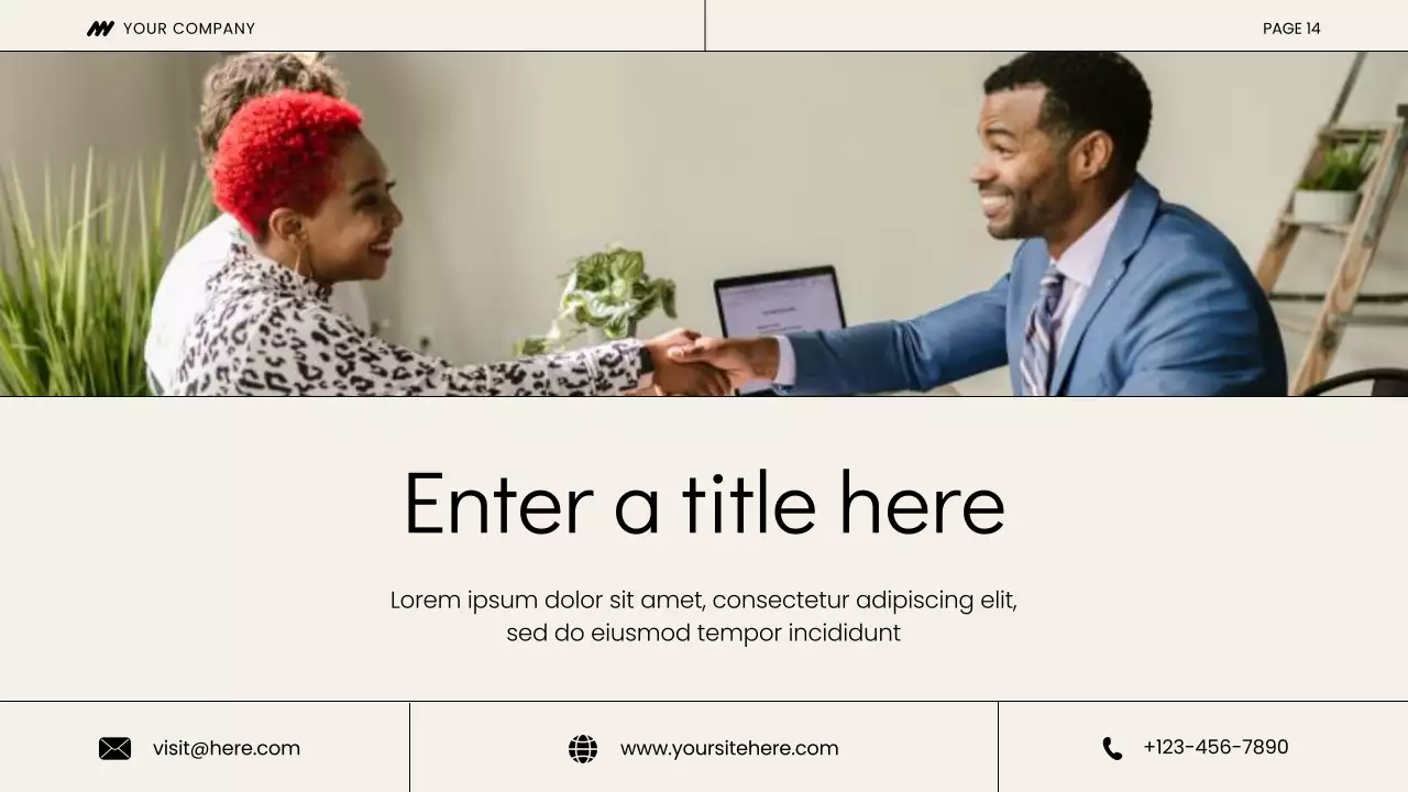 Beige Modern Team Presentation