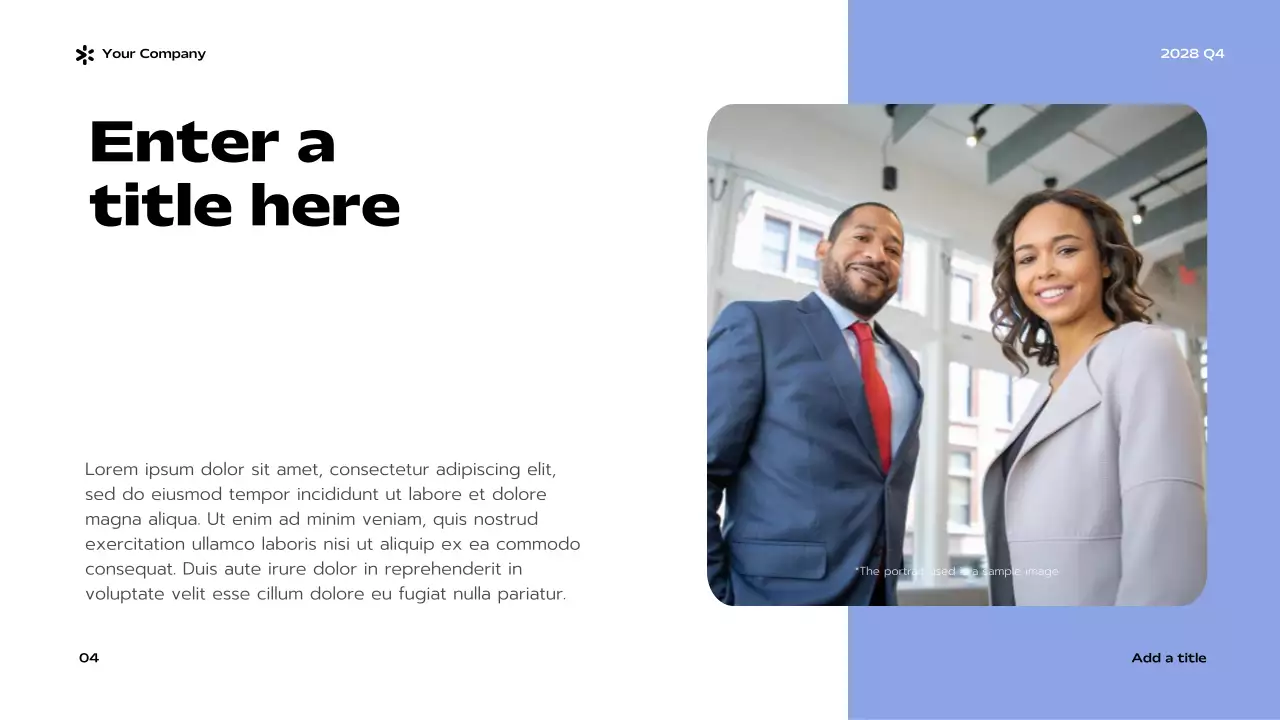 Blue Modern Business Report Presentation