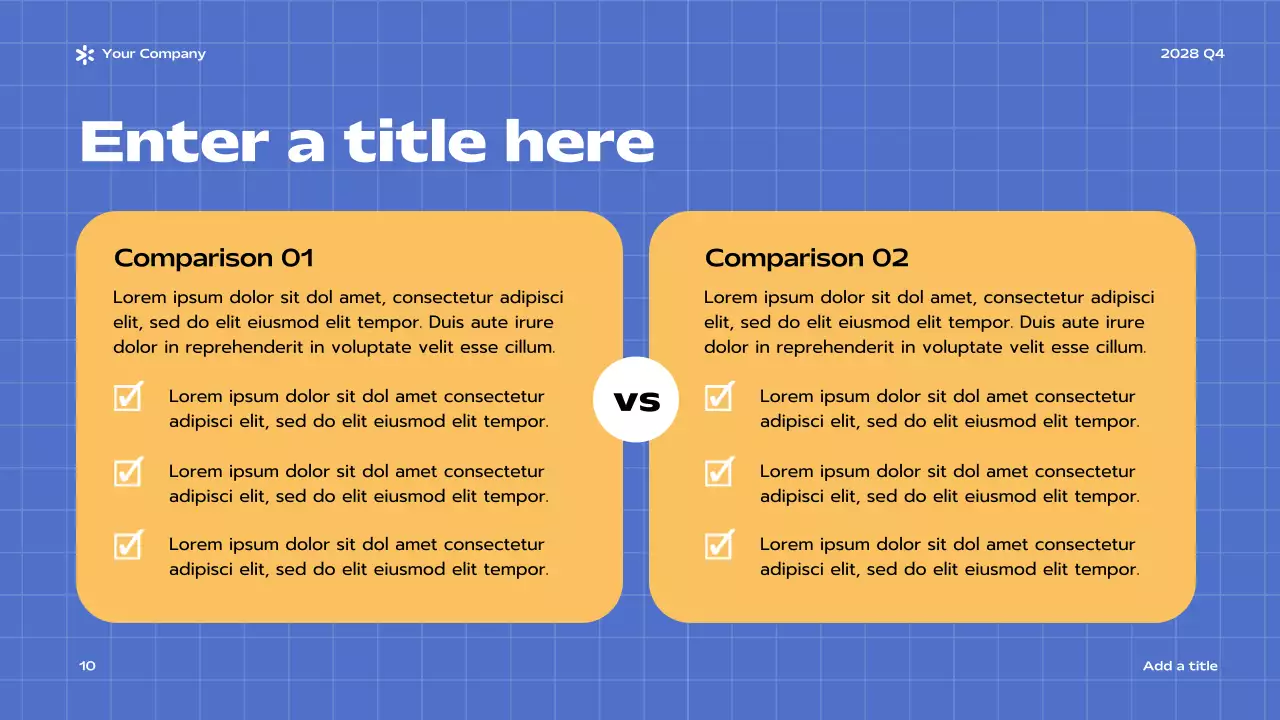 Blue Modern Business Report Presentation