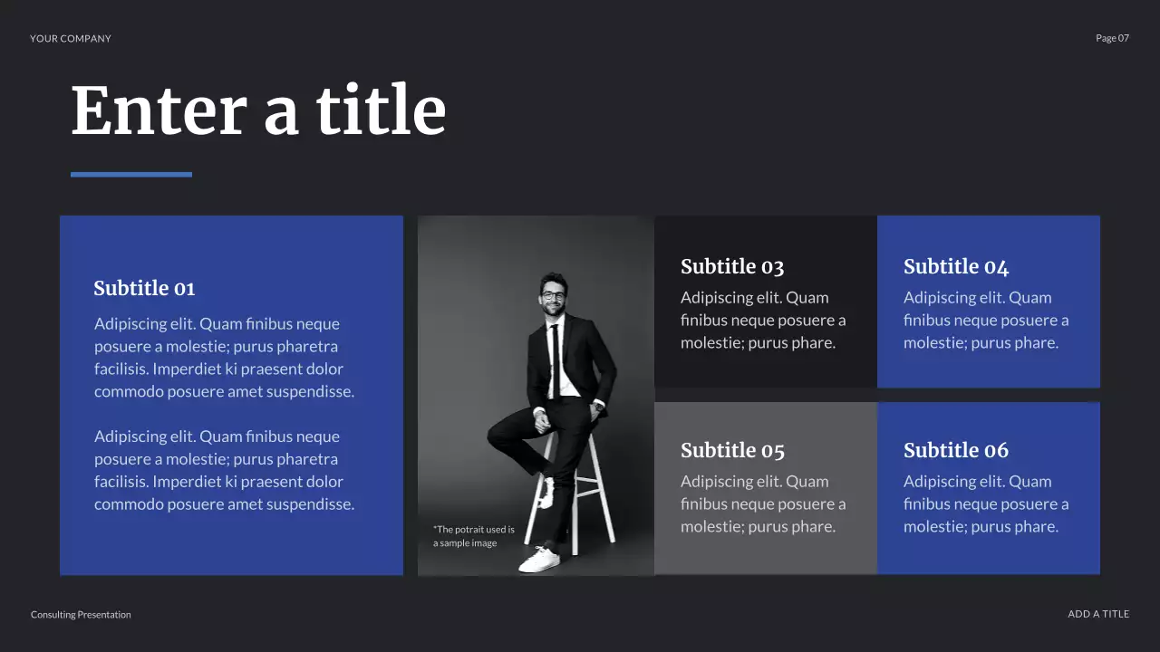 Blue Modern Business Presentation