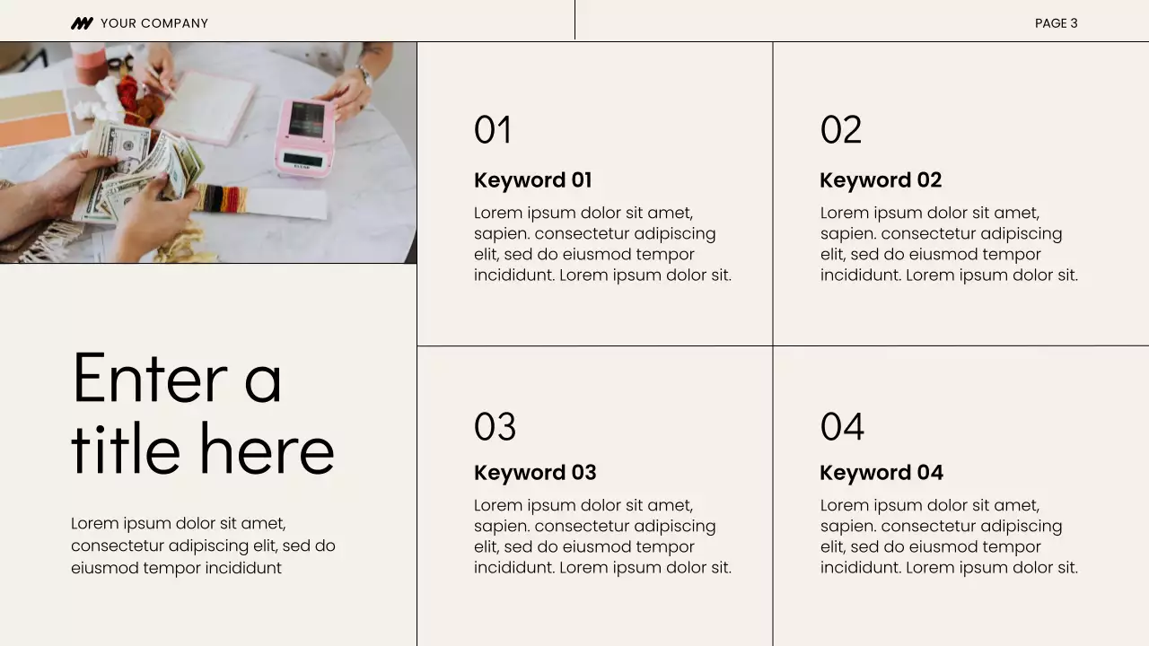 Beige Modern Team Presentation