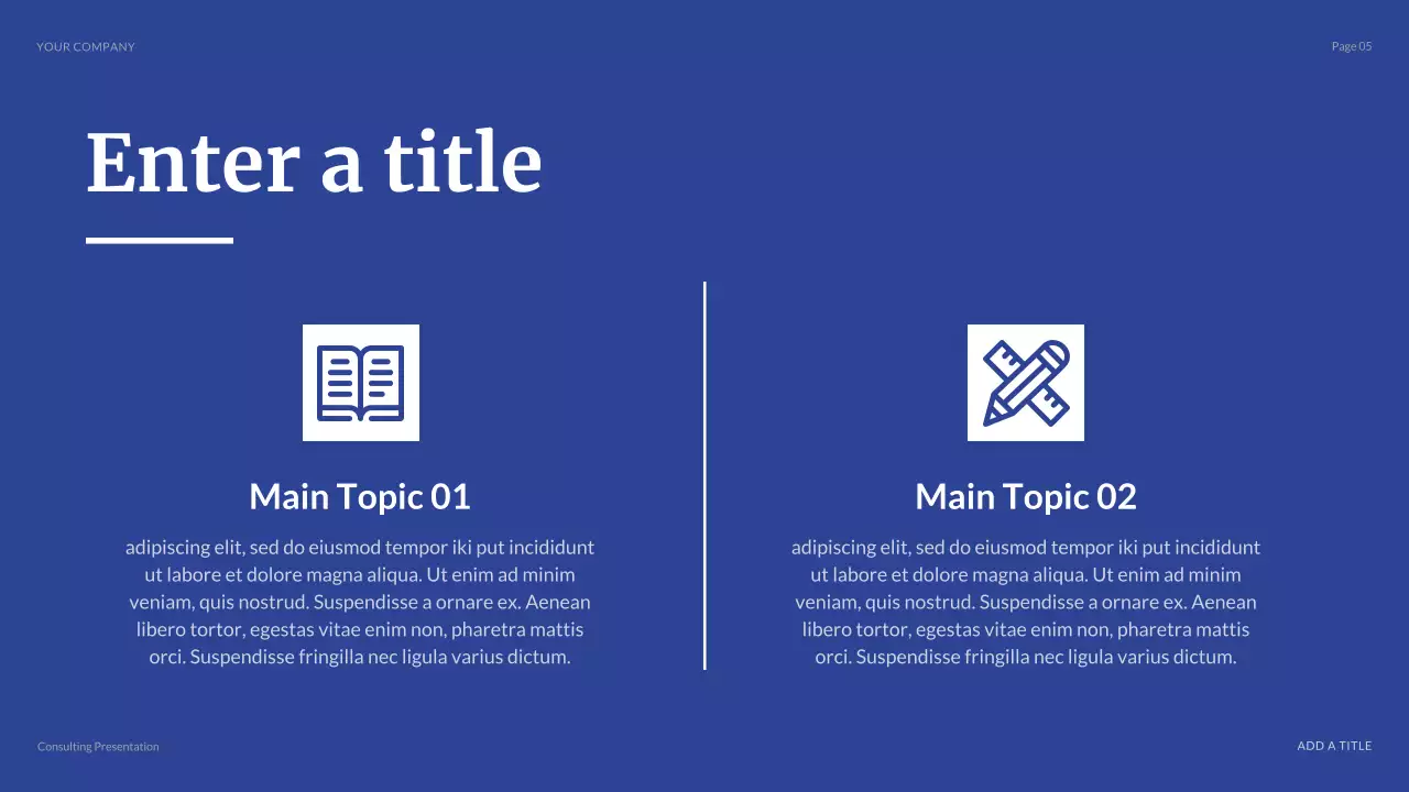 Blue Modern Business Presentation