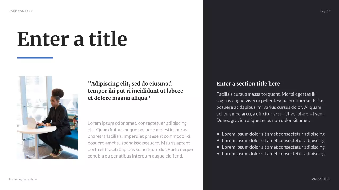 Blue Modern Business Presentation