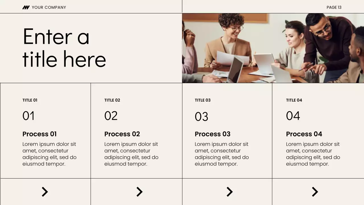 Beige Modern Team Presentation