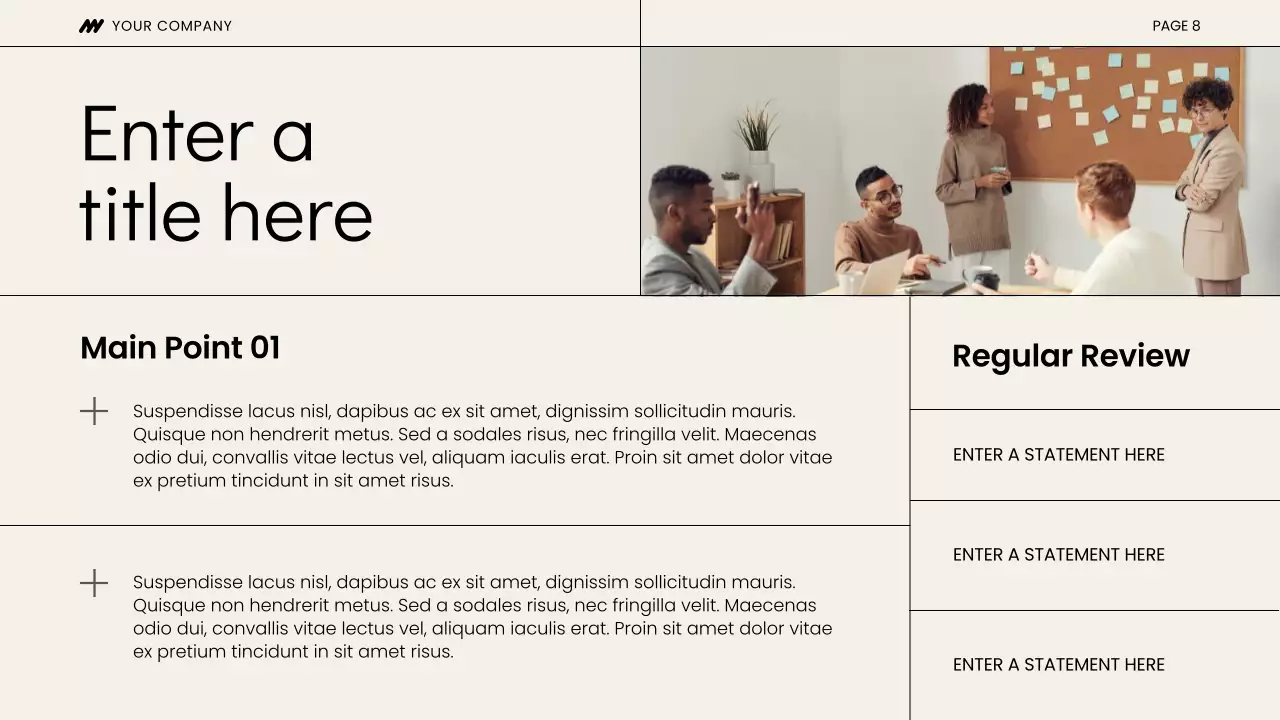 Beige Modern Team Presentation