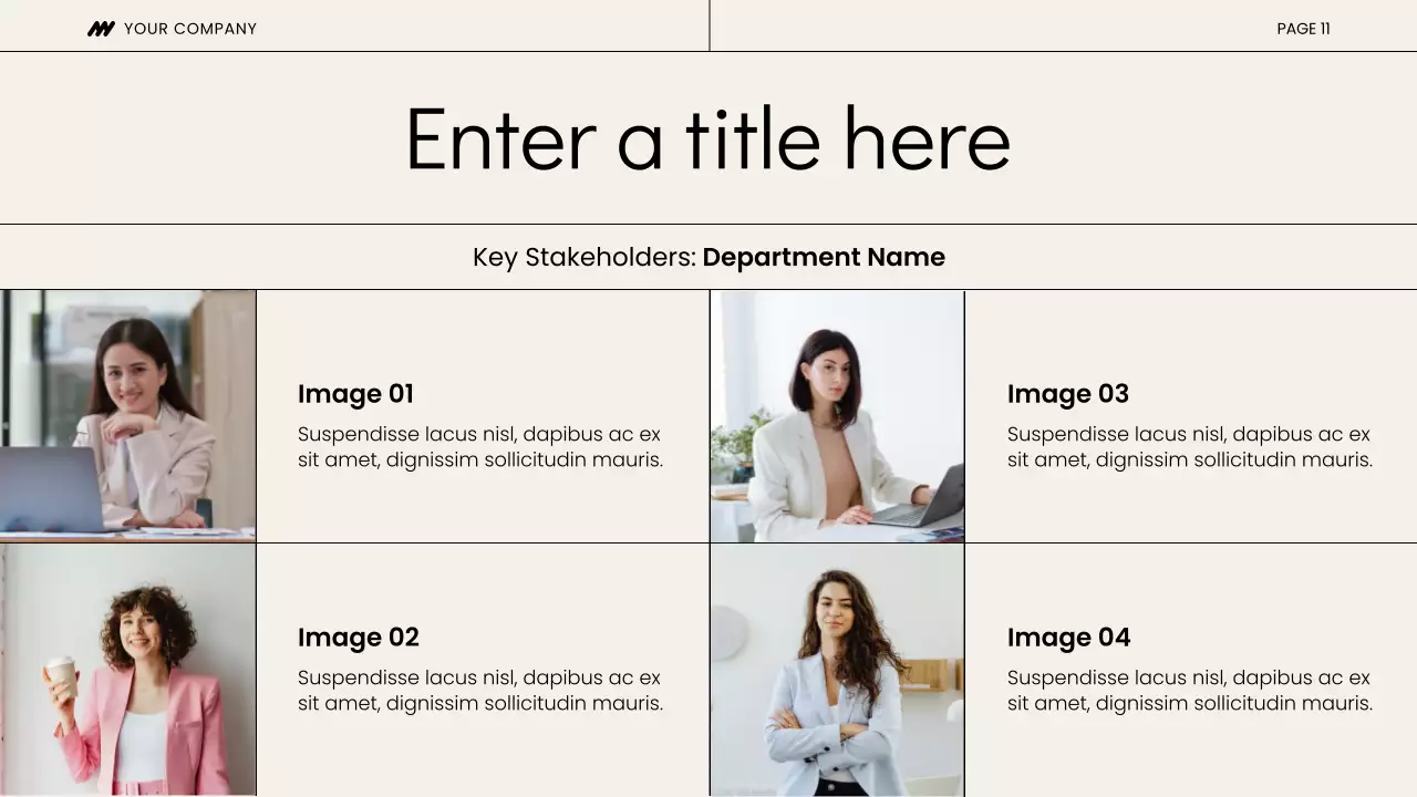 Beige Modern Team Presentation