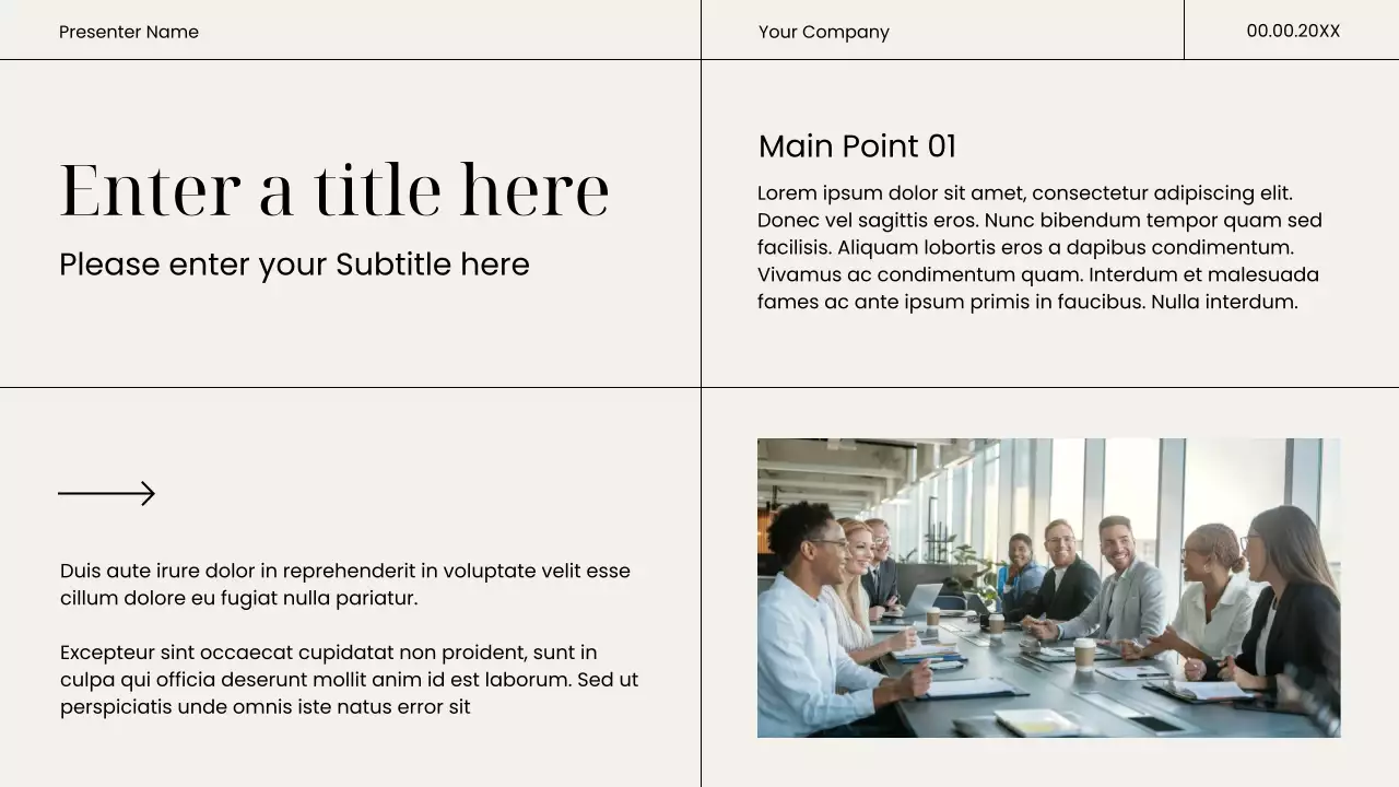 Beige Modern Marketing Presentation