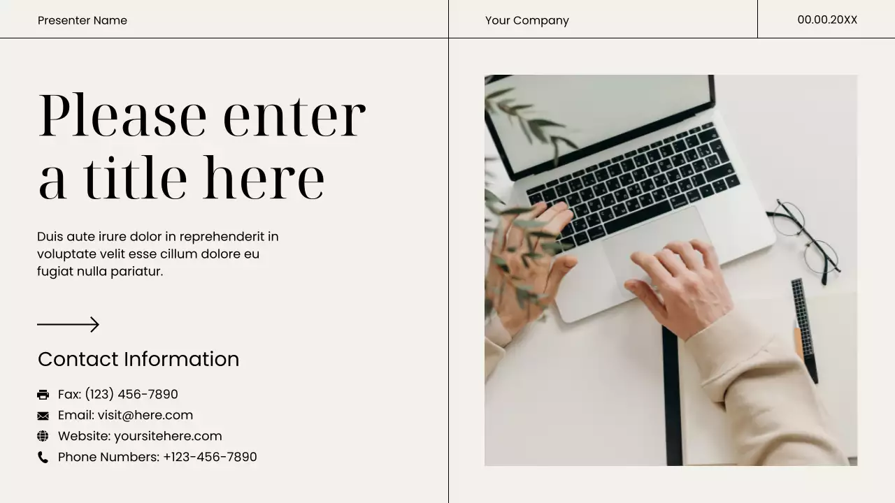 Beige Modern Marketing Presentation