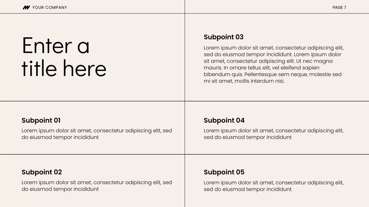 Beige Modern Team Presentation