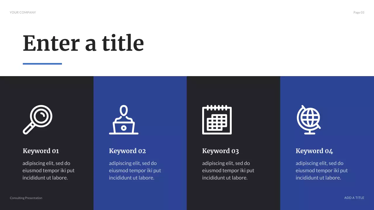 Blue Modern Business Presentation