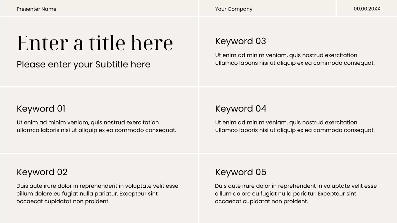 Beige Modern Marketing Presentation