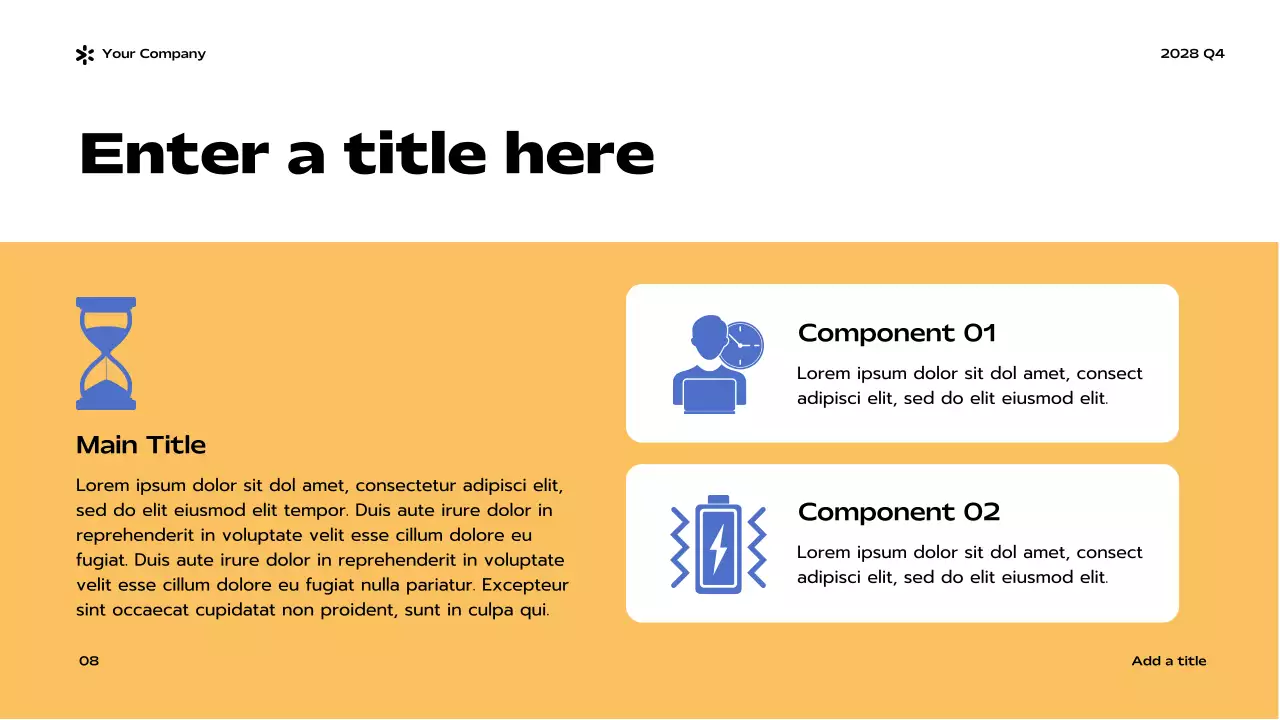 Blue Modern Business Report Presentation