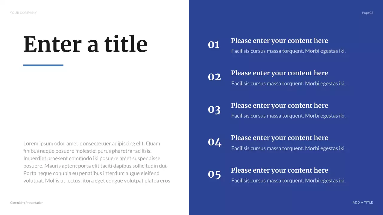 Blue Modern Business Presentation