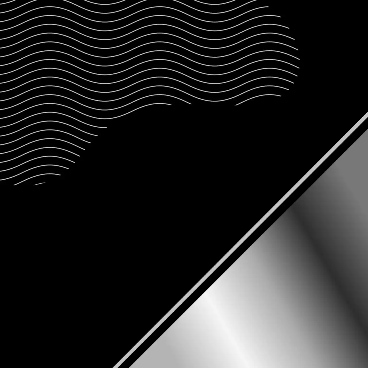 黒 モダン 抽象 名刺 シンプルパターン