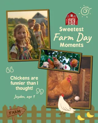 Green Rustic Farm Storybook