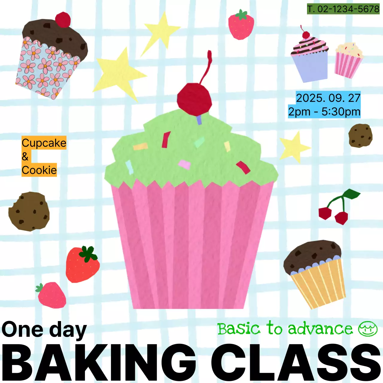 민트 아기자기한 베이킹 클래스 안내