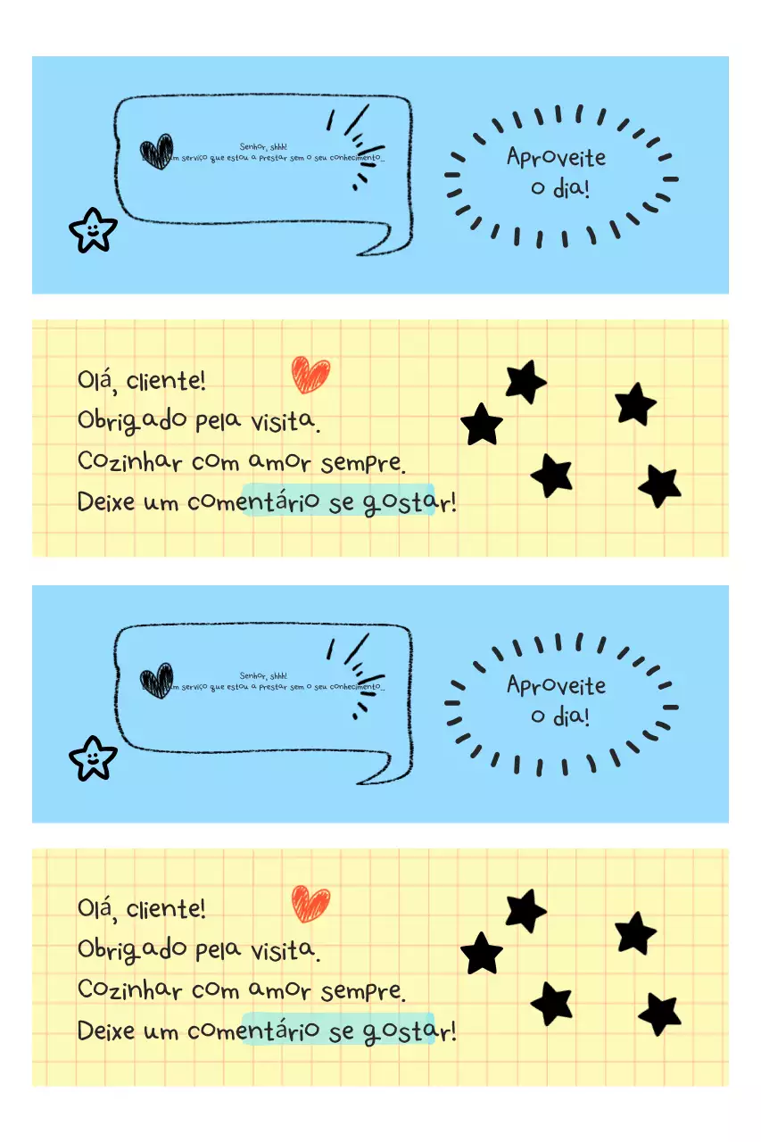 Guia de Atendimento ao Cliente Sky Blue Cute