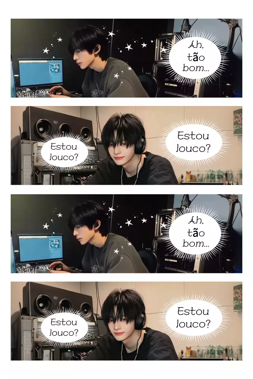 Meme de quadrinhos preto moderno