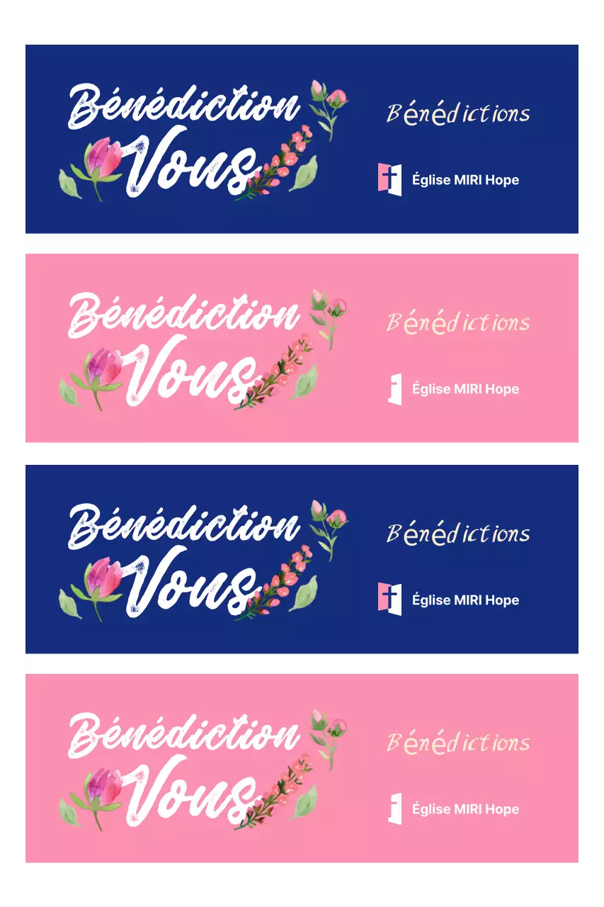 Guide de bénédiction simple rose