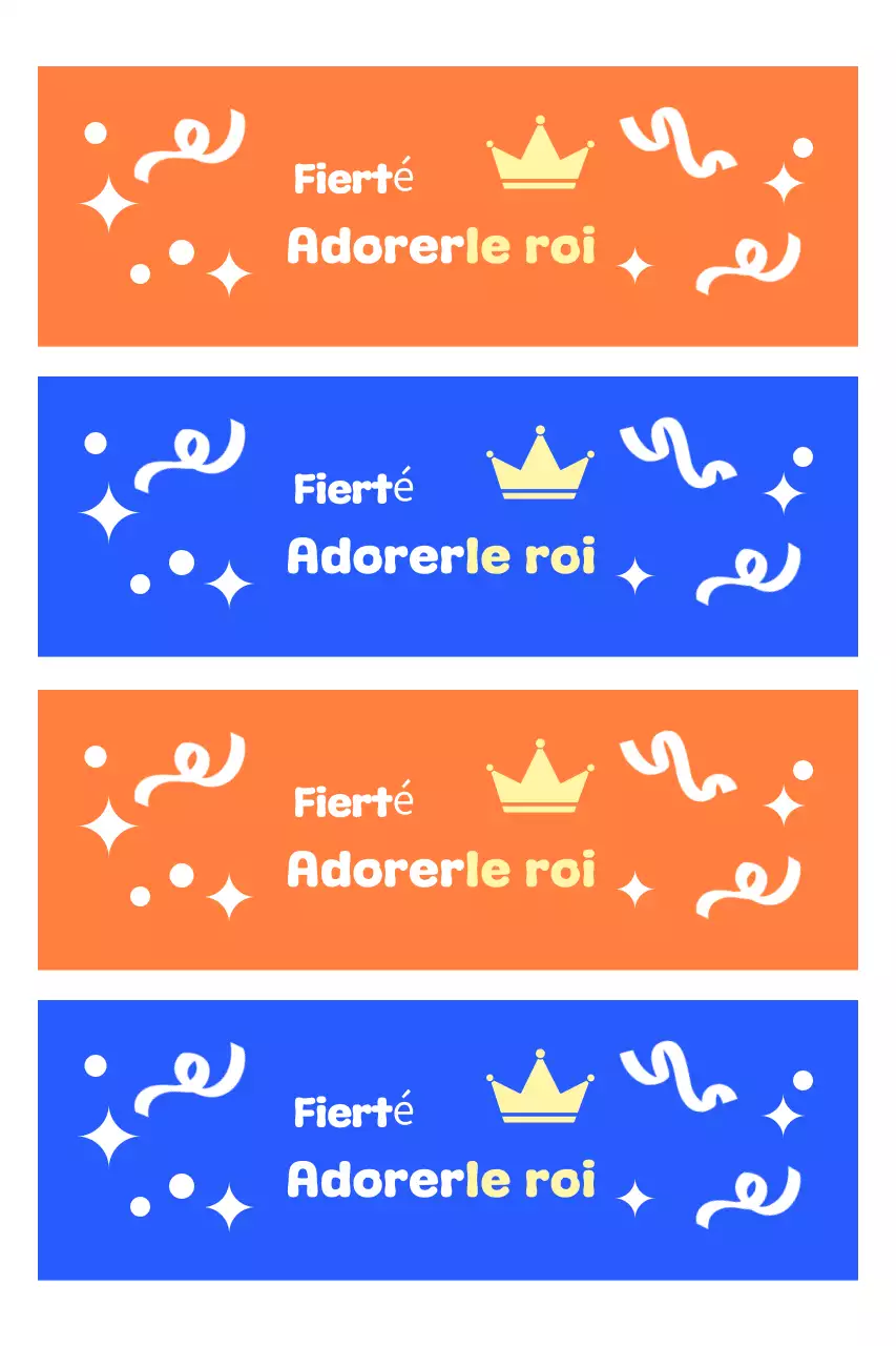 Guide de culte simple orange