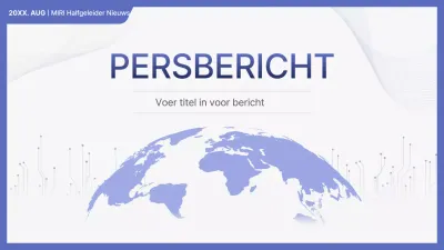 Beschrijving van het persbericht van Blue Modern