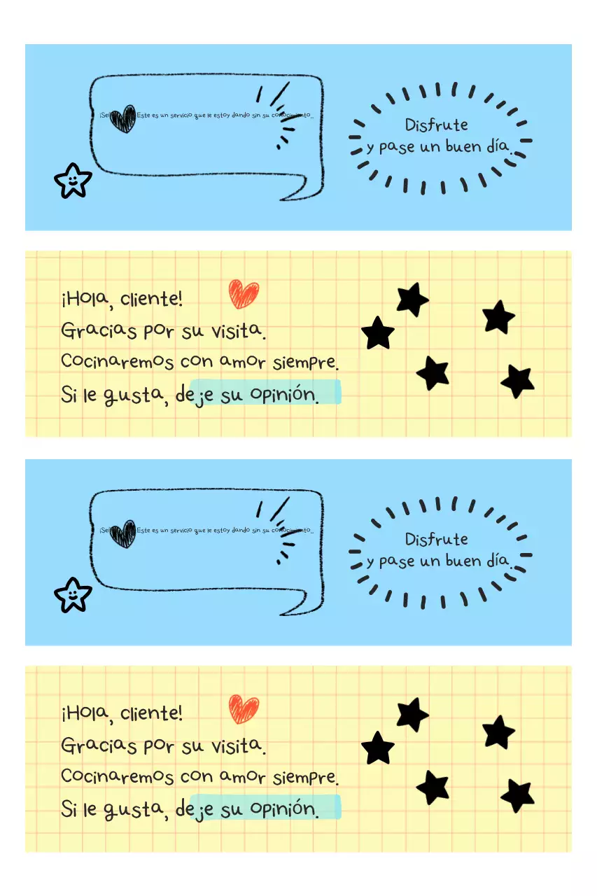 Guía de servicio al cliente de Sky Blue Cute