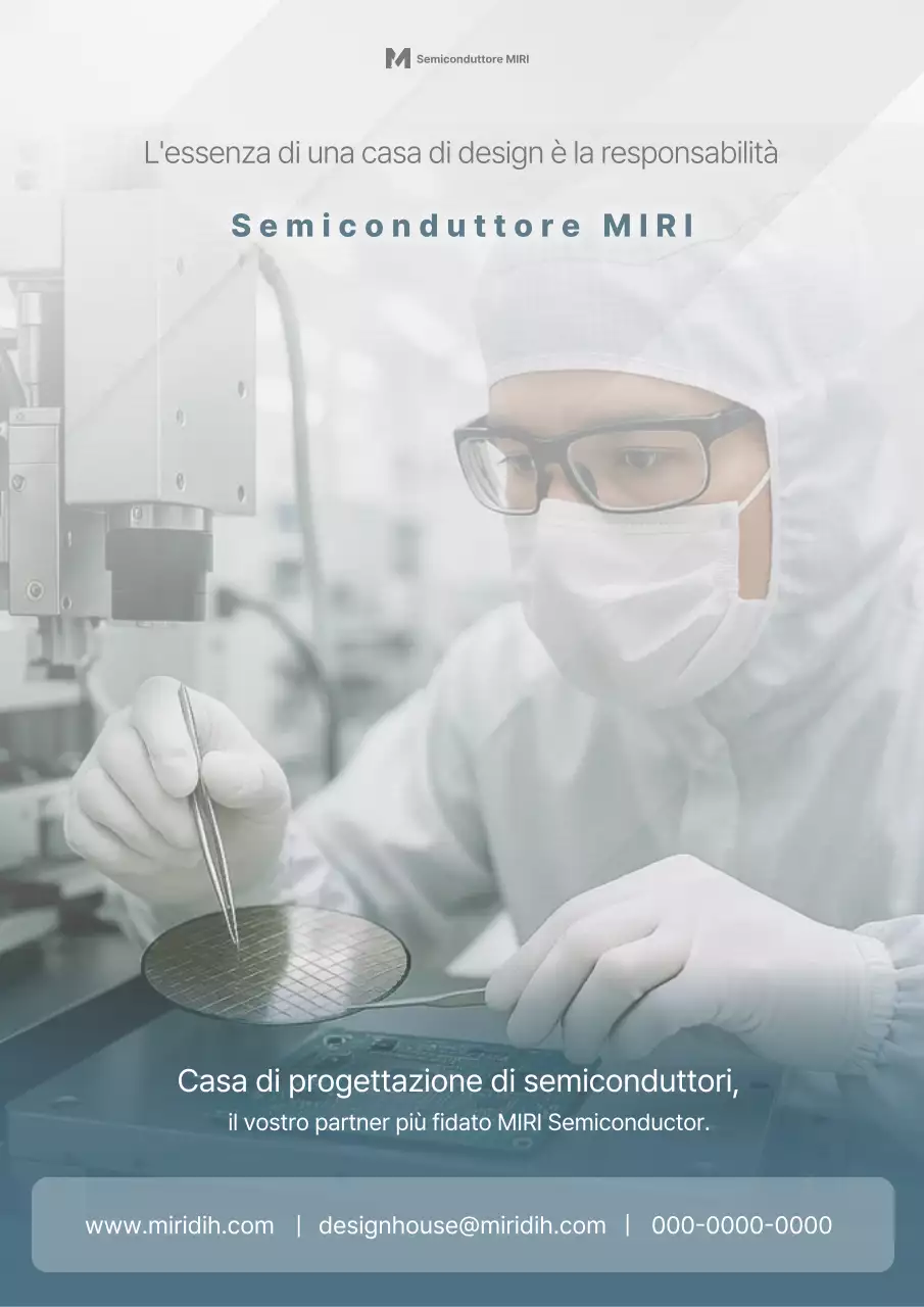 Pubblicità di Gray Modern Semiconductor