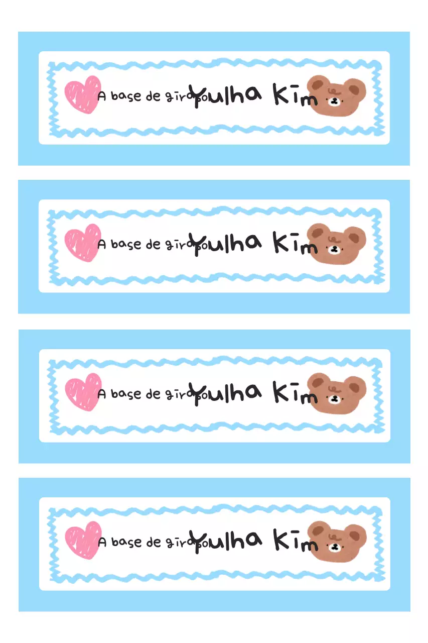 Bonitas pegatinas de papelería de color azul cielo