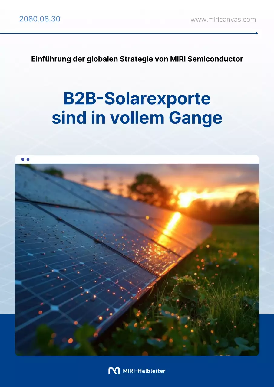 Blaue moderne Energiewerbung