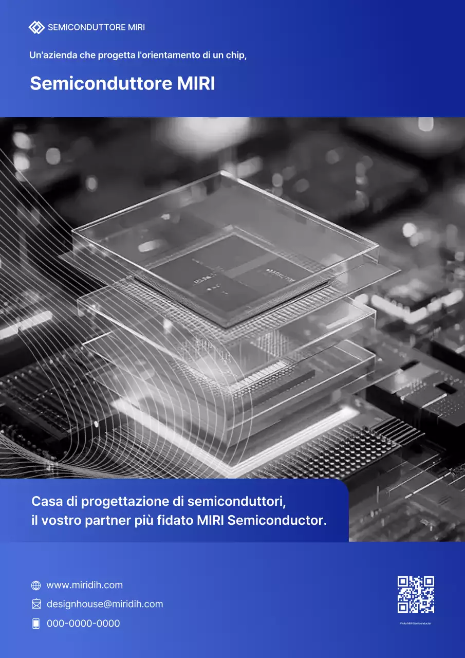 Pubblicità Blue Modern Semiconductor