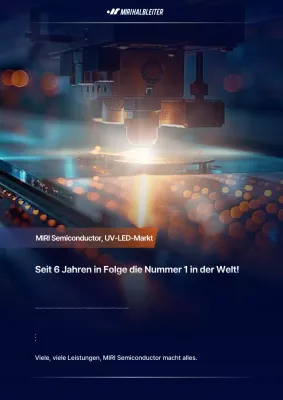 Blaue moderne Technologie-Werbung