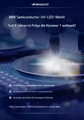 Blaue moderne Halbleiterwerbung