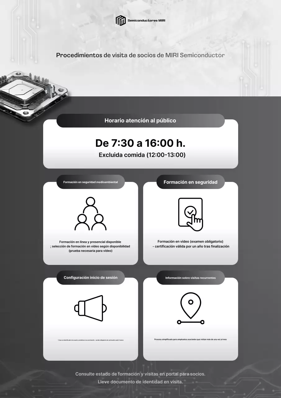 Guía educativa sobre seguridad en blanco y negro