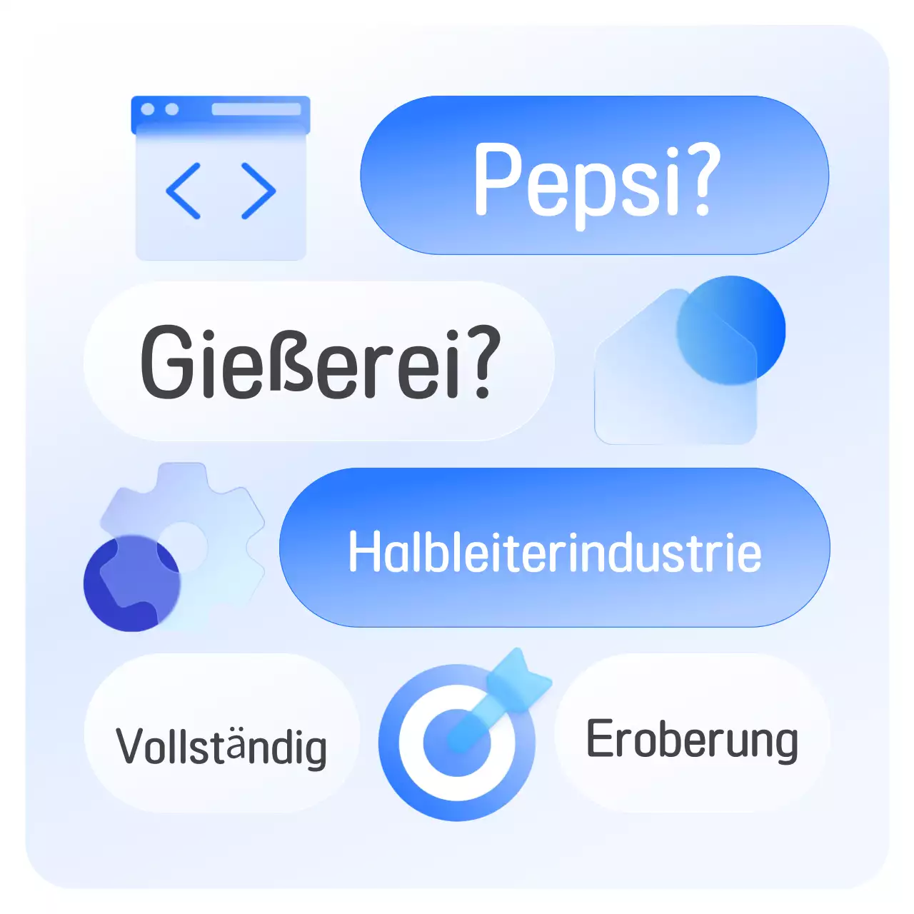 Blaue moderne Halbleiterindustrie-Förderung