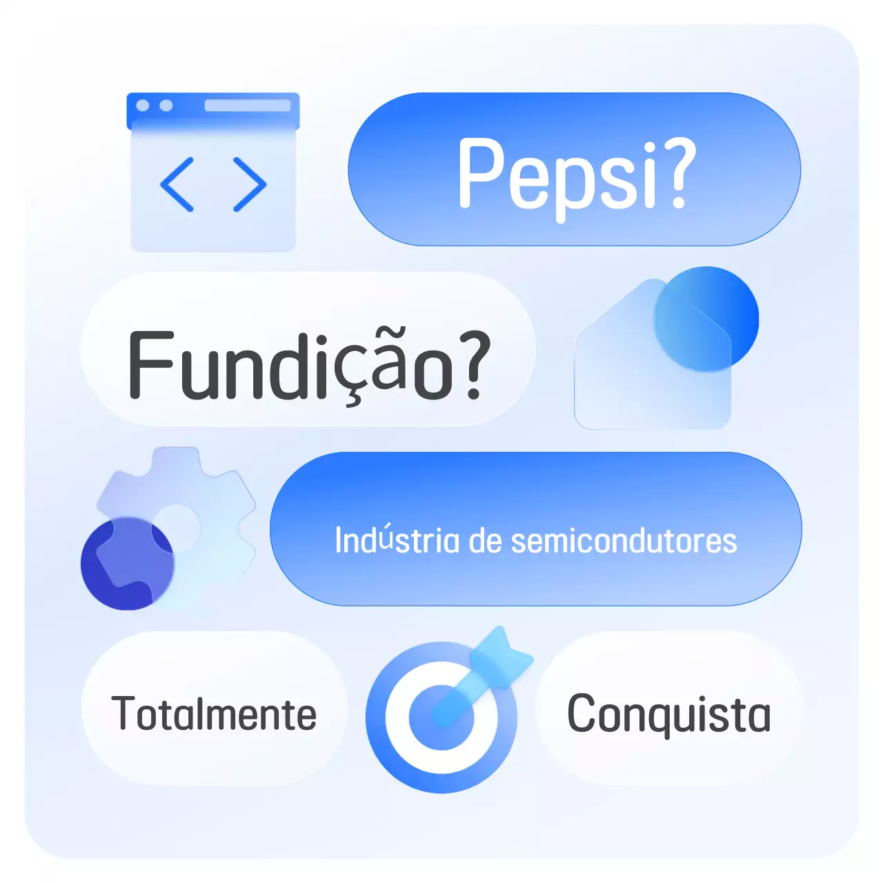 Promoção da Indústria de Semicondutores Modernos Azuis