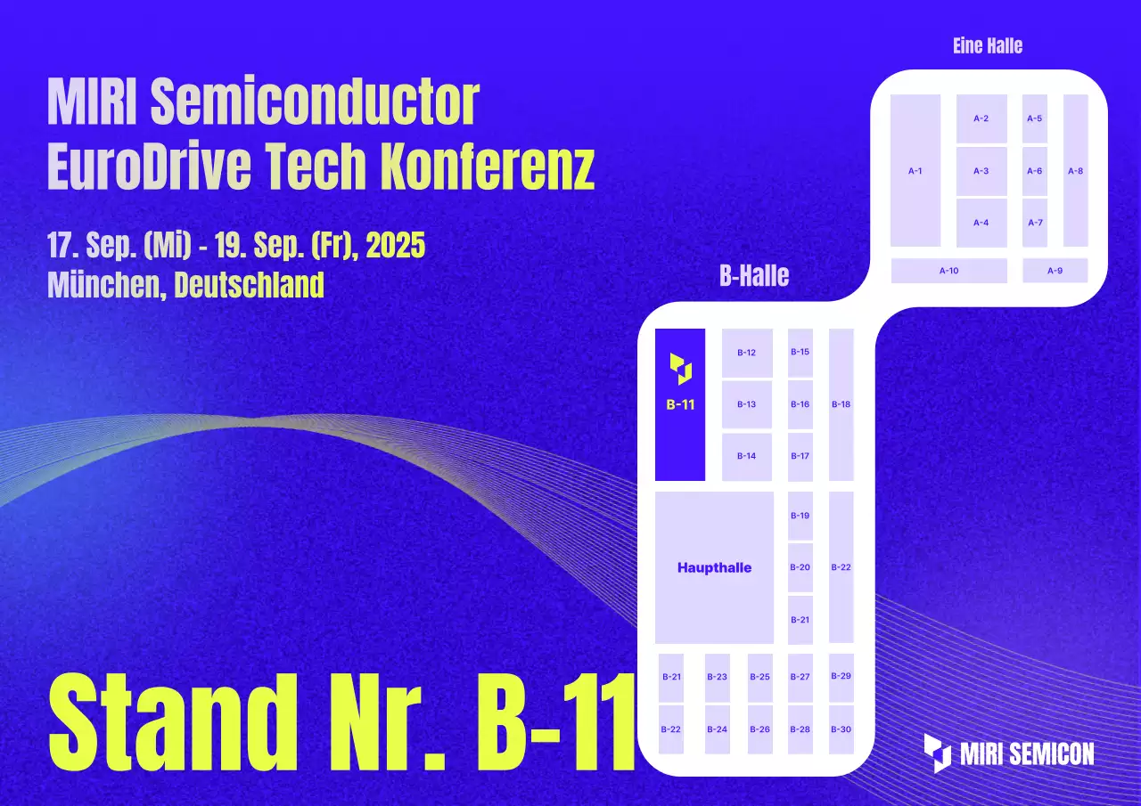 Blue Modern Technology Konferenzführer