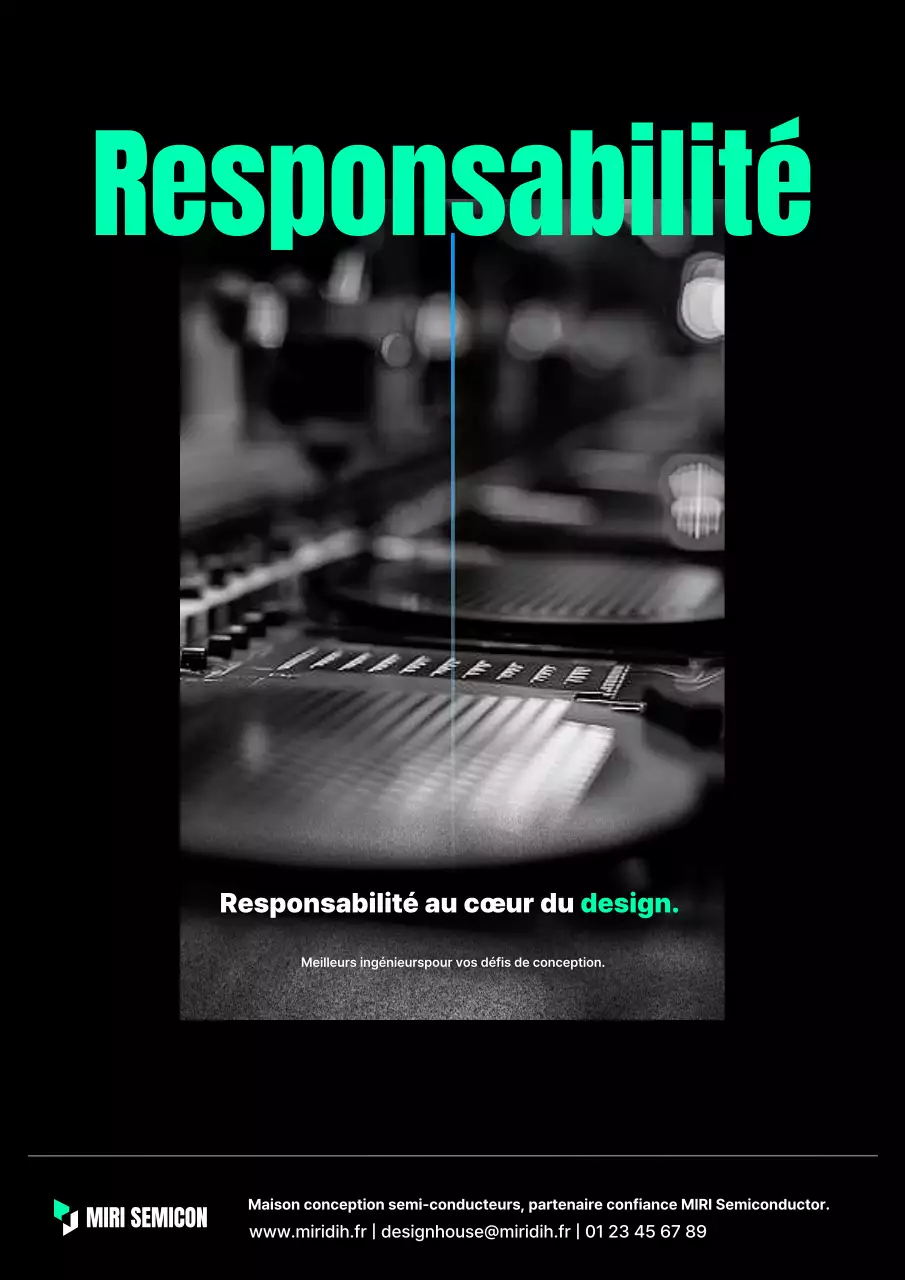 Publicité pour Black Modern Semiconductor