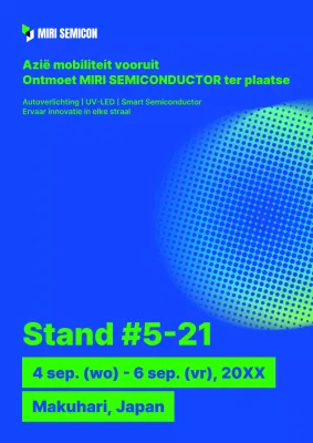 Tentoonstelling Blauwe Moderne Technologie