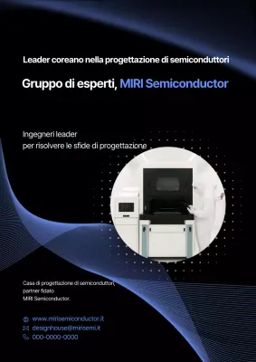 Pubblicità Blue Modern Semiconductor