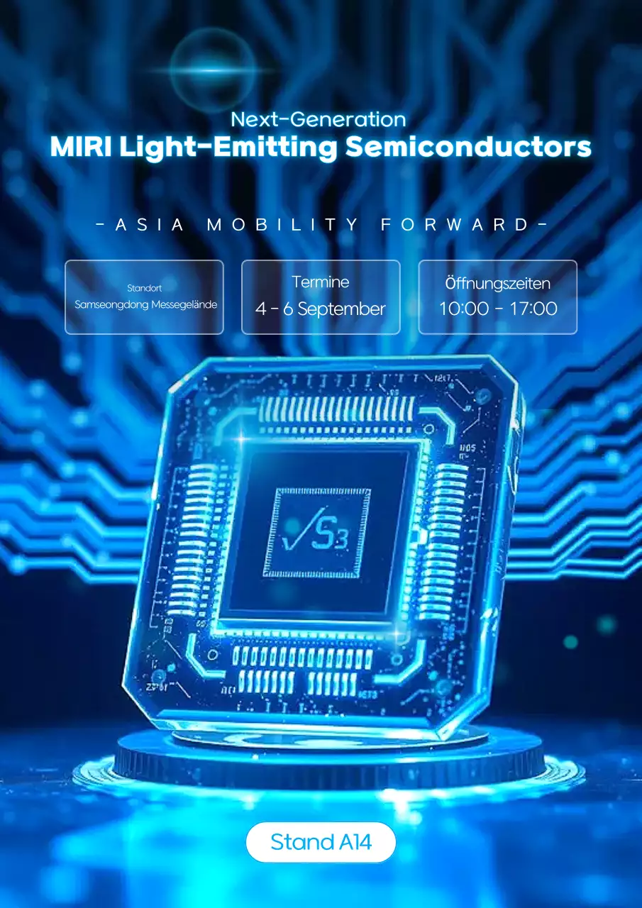 Blue Cyber Technology Ausstellung