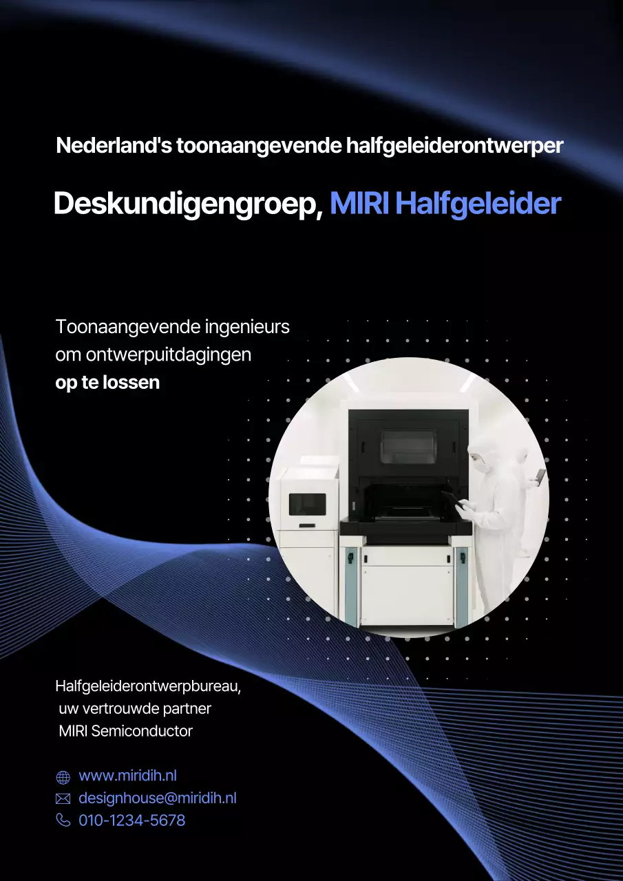 Advertentie voor Blue Modern Semiconductor